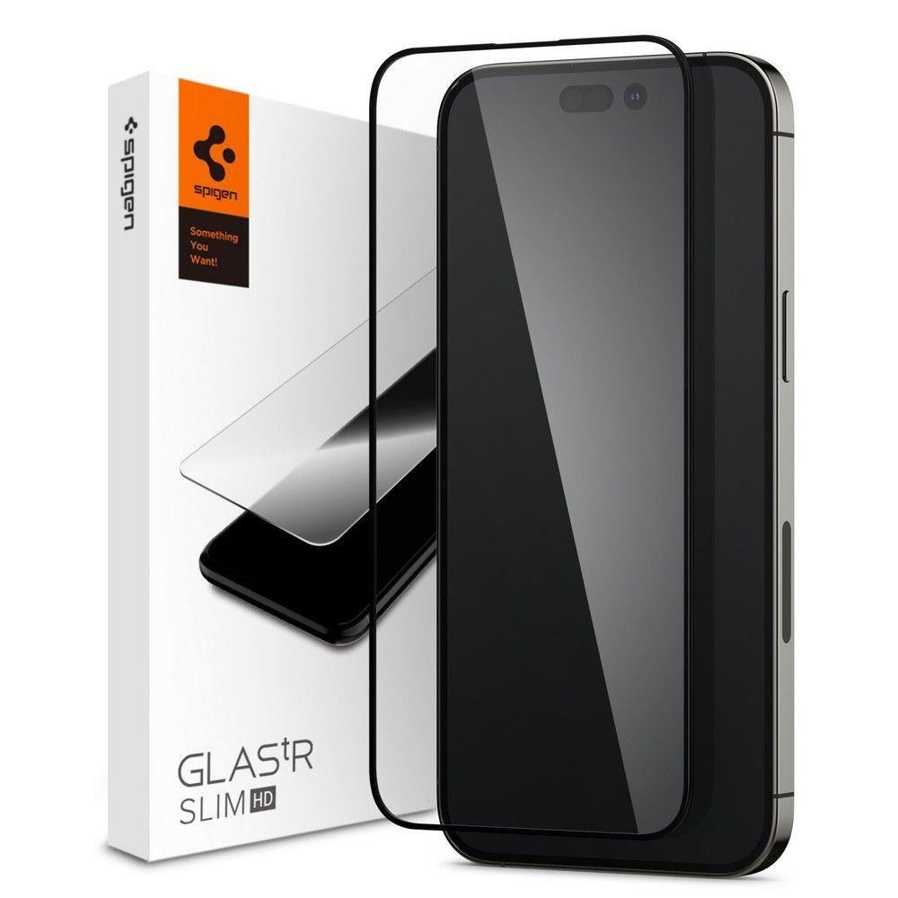 Захисне скло Spigen для iPhone 14 Pro — Glas.tR AlignMaster (1 шт.) Black (AGL05221)