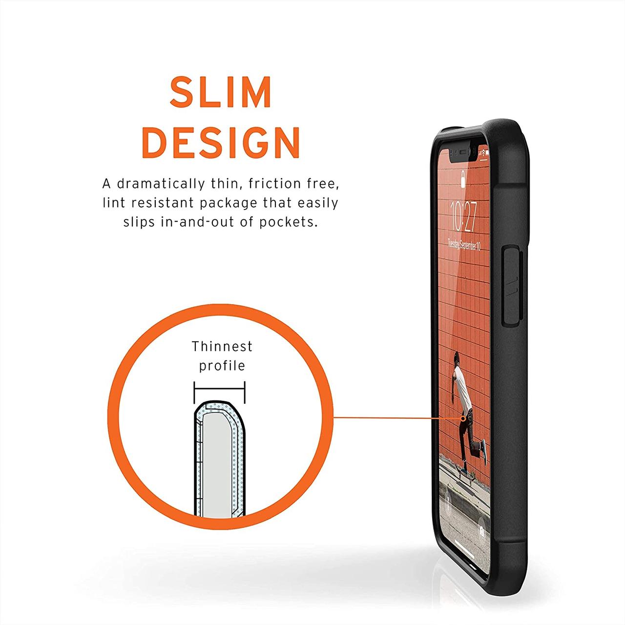Чехол Urban Armor Gear для iPhone 12 mini - (UAG) Slim Rugged Metropolis LT, Brown