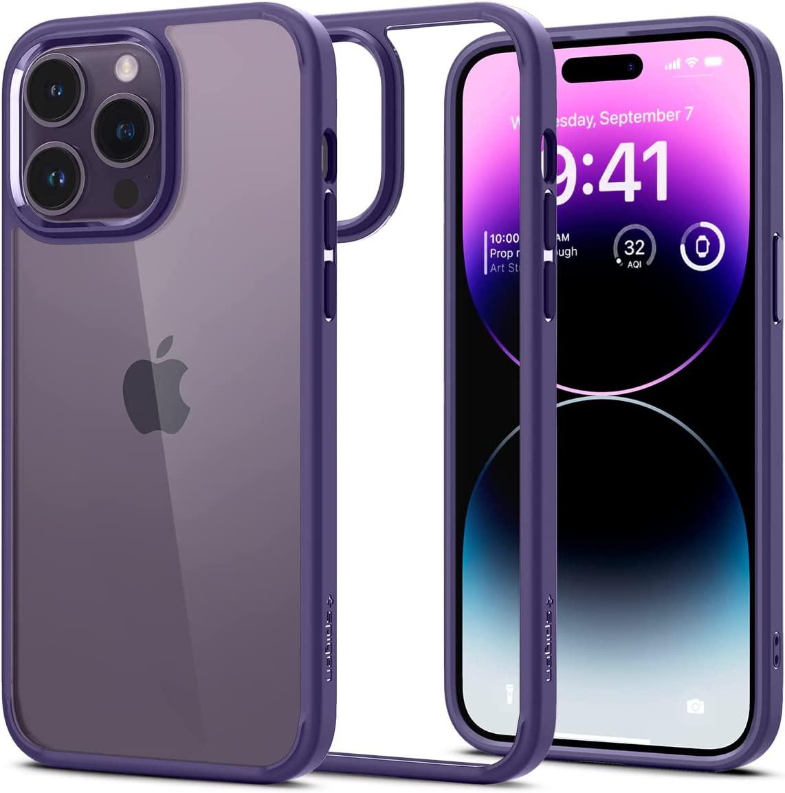 Чохол Spigen для iPhone 14 Pro — Ultra Hybrid, Deep Purple (ACS05577)