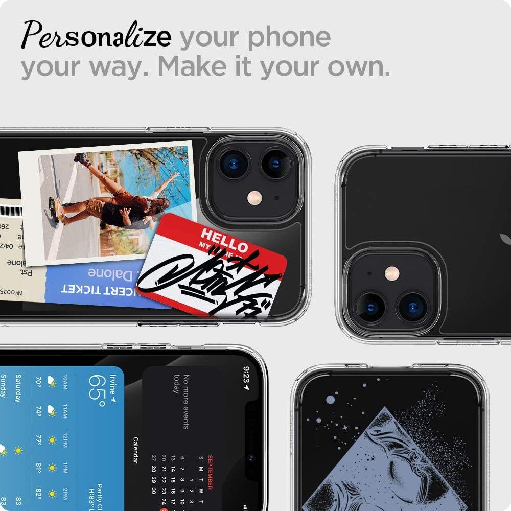 Чехол Spigen для iPhone 12 mini 5.4" (2020) Ultra Hybrid, Crystal Clear (ACS01745)