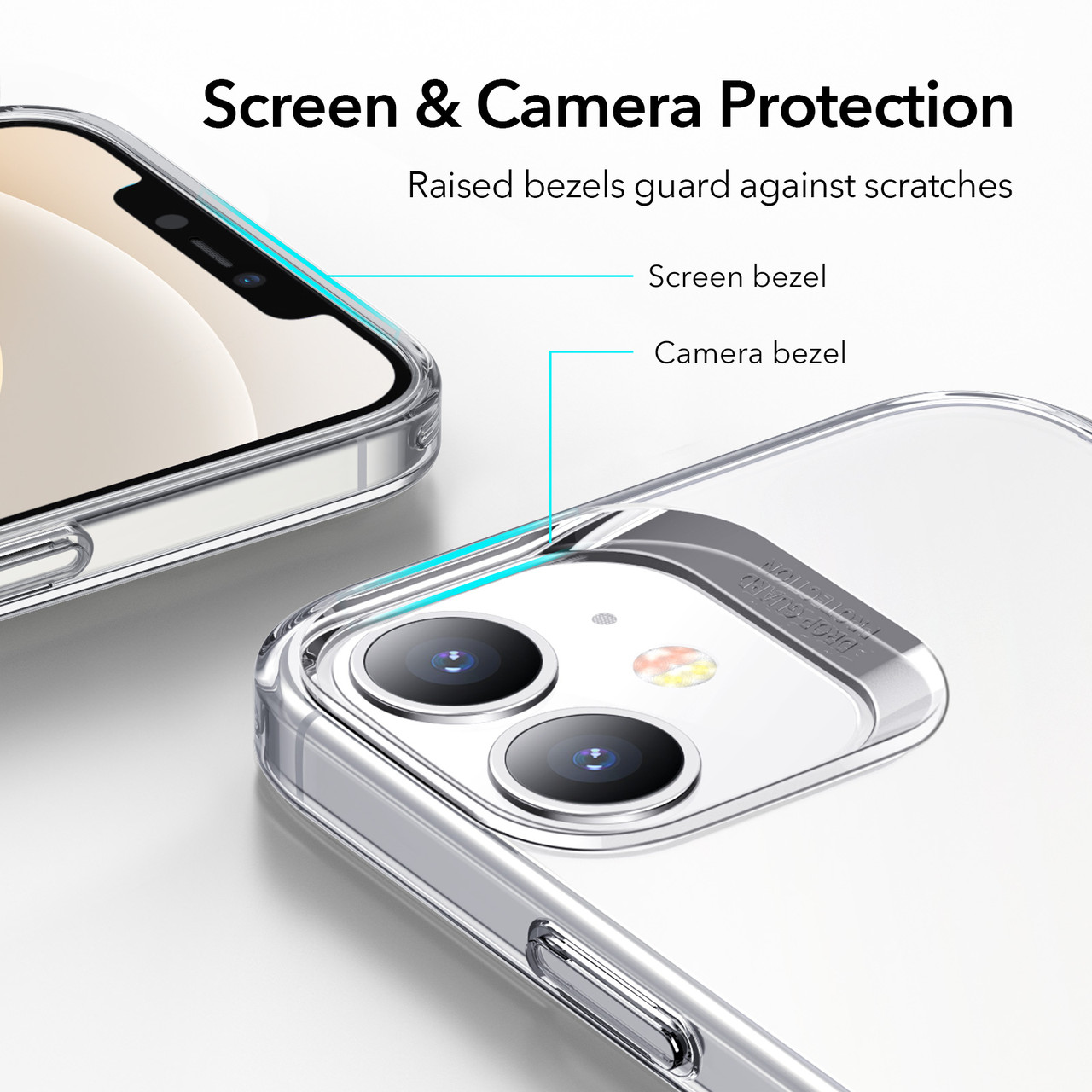 Чохол ESR для iPhone 12 mini Air Shield Boost (Metal Kickstand), Clear (3C01201120201)