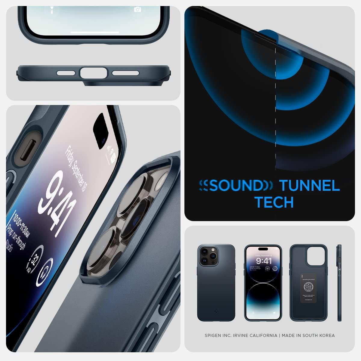 Чохол Spigen для iPhone 14 Pro — Thin Fit, Metal Slate (ACS04781)