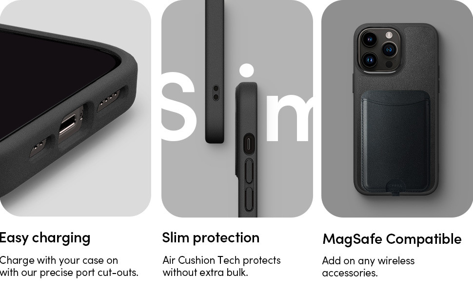 Чохол Spigen для iPhone 14 Pro — Cyrill Kajuk MagSafe Compatible, Black (ACS05026)