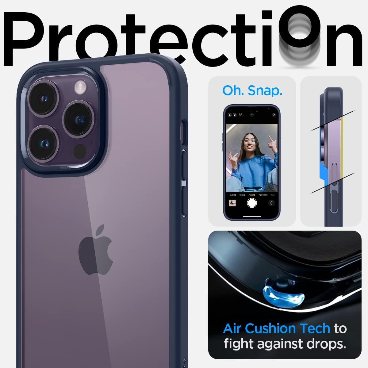 Чохол Spigen для iPhone 14 Pro — Ultra Hybrid, Navy Blue (ACS04962)