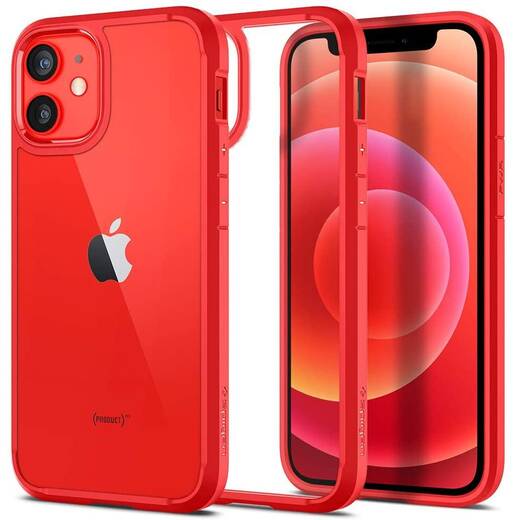 Чохол Spigen для iPhone 12 mini (5.4") — Ultra Hybrid, RED (ACS01747)