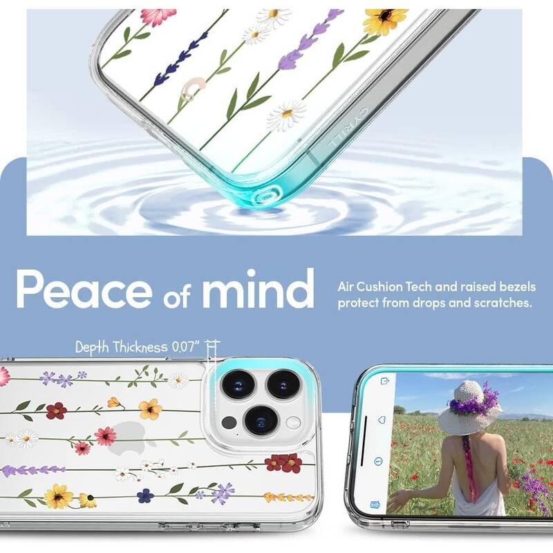 Чохол Spigen для iPhone 14 Pro CYRILL Cecile, Flower Garden (ACS05019)