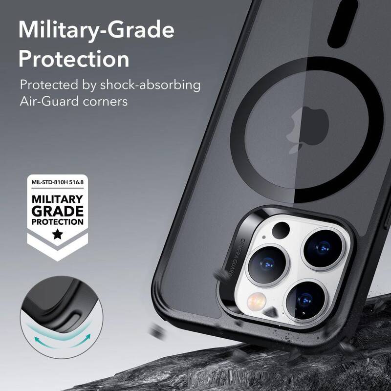 Чохол ESR для iPhone 14 Pro — CH Halolock (MagSafe) Frosted Black (4894240175385)