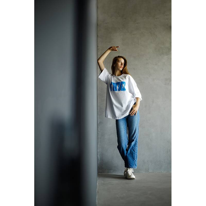 Футболка жіноча біла «Сила ППО»