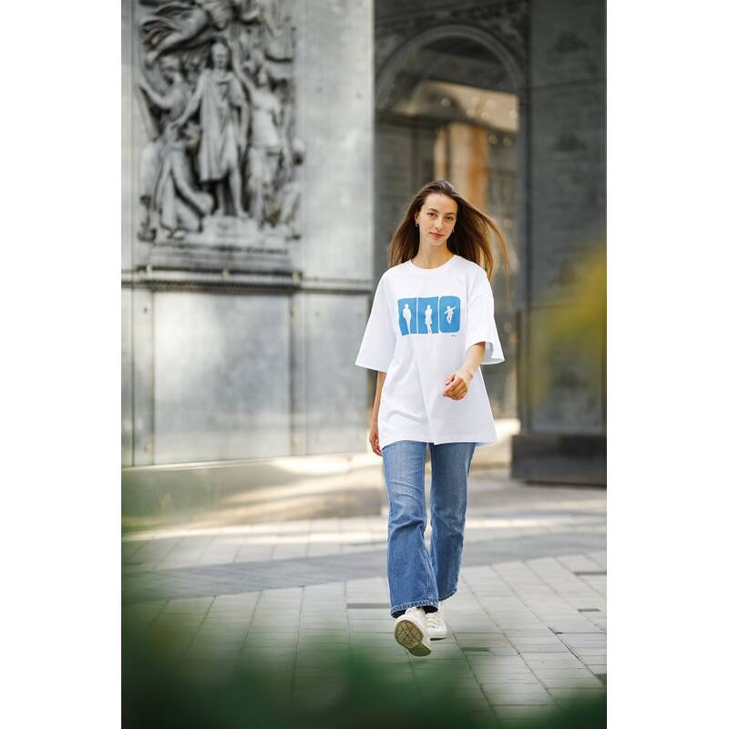 Футболка жіноча біла «Сила ППО»