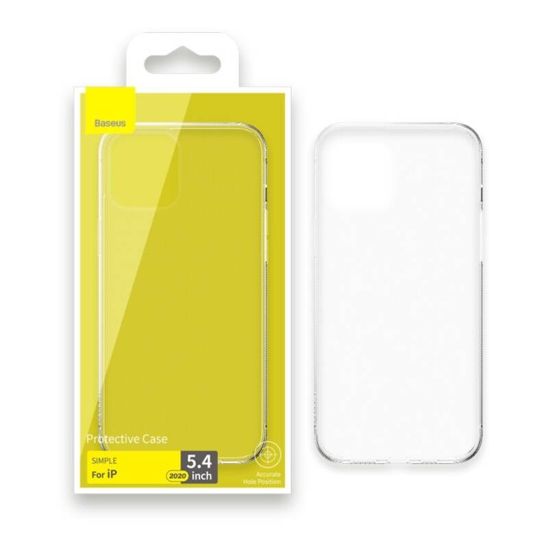 Чехол Baseus для Apple iPhone 12 Mini (5.4inch) Simple Series, Transparent (ARAPIPH54N-02)