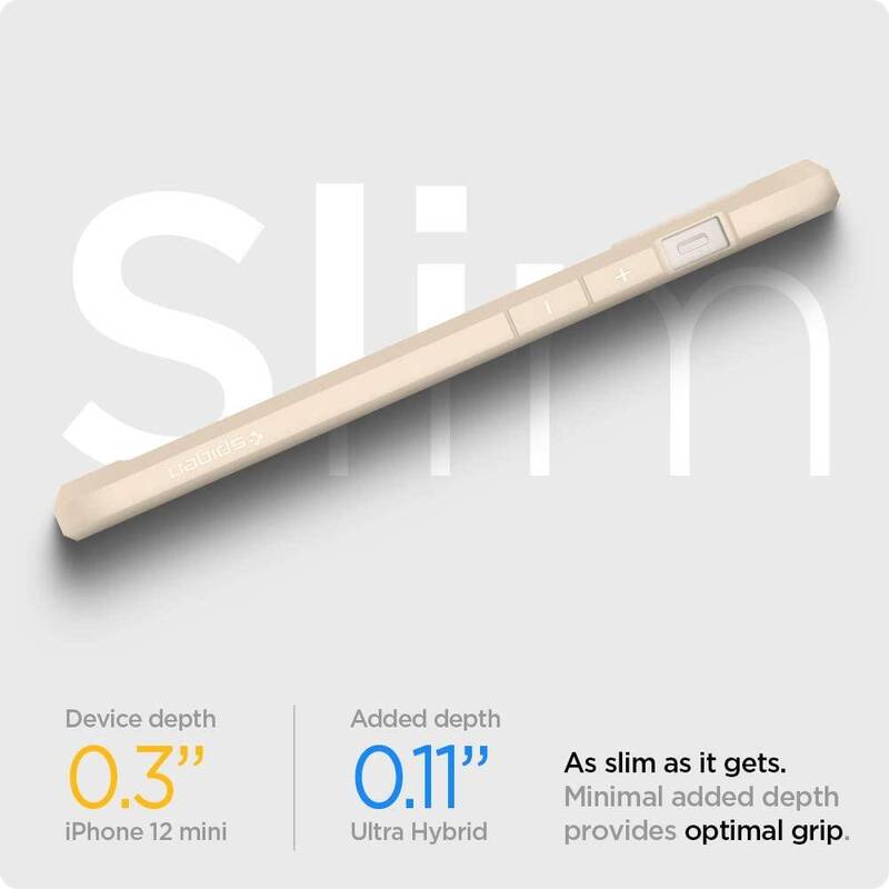 Чехол Spigen для iPhone 12 mini (5.4") - Ultra Hybrid, Sand Beige (ACS02178)
