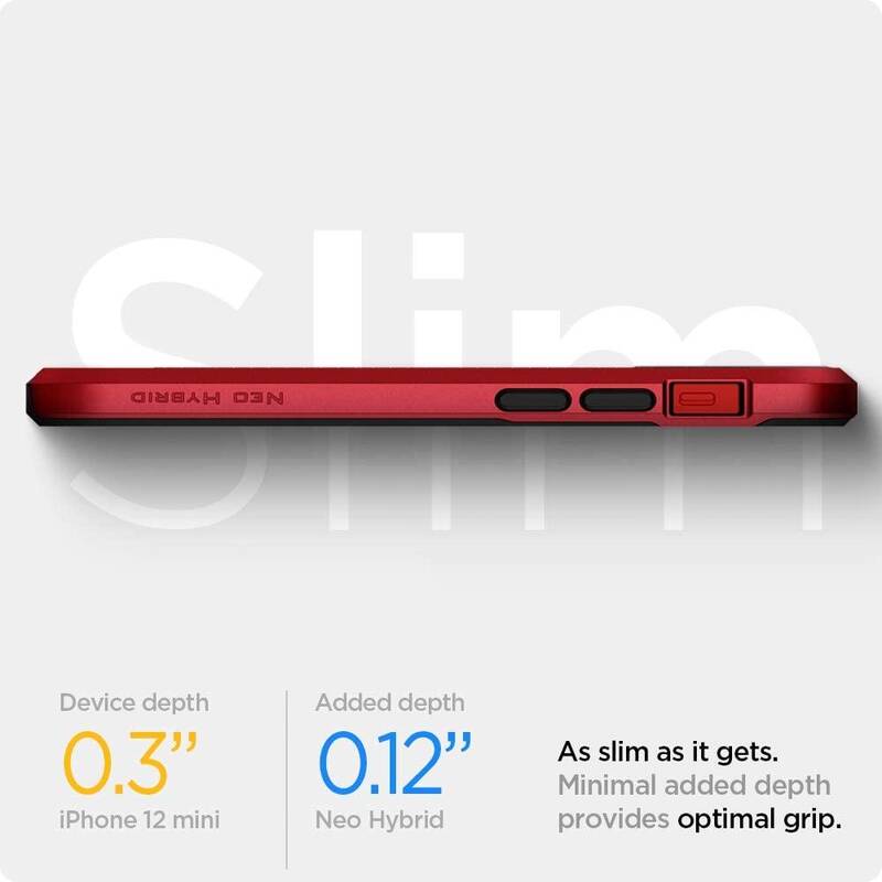 Чехол Spigen для iPhone 12 mini (5.4") - Neo Hybrid, RED (ACS02260)