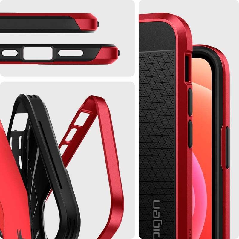Чехол Spigen для iPhone 12 mini (5.4") - Neo Hybrid, RED (ACS02260)