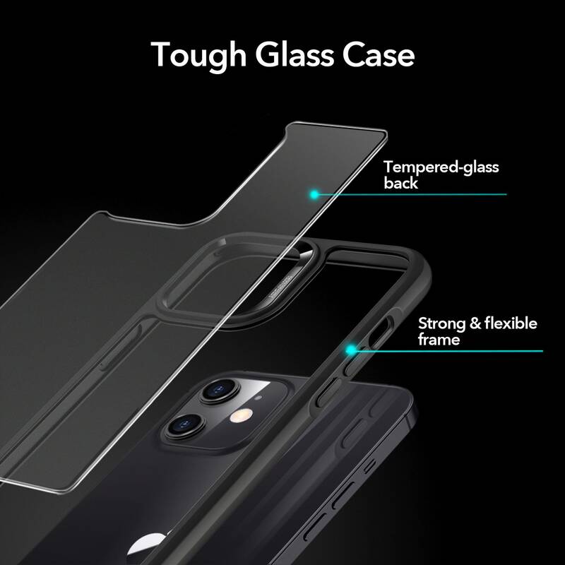 Чехол ESR для iPhone 12 mini Ice Shield (Mimic), Black (3C01201140101)