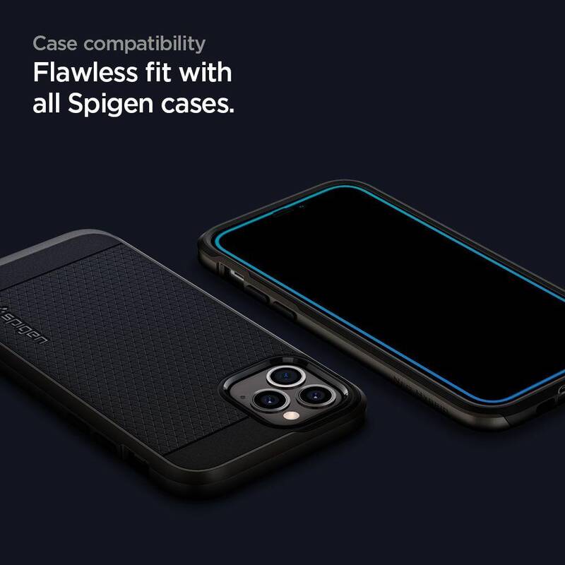 Захисне скло Spigen для iPhone 12 Mini GLAS.tR Slim Full Cover, Black (AGL01534)
