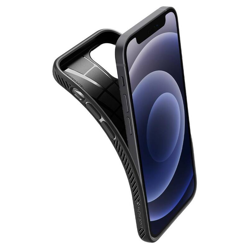 Чехол Spigen для iPhone 12 mini (5.4") - Liquid Air, Matte Black (ACS01744)